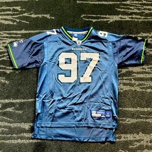 SEATTLE SEAHAWKS: Patrick Kerney # 97 youth jersey size large (14-16)